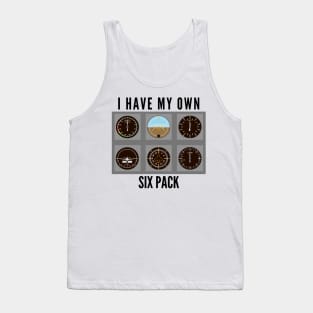 I Have My Own Six Pack // Airplane Pilot Tank Top